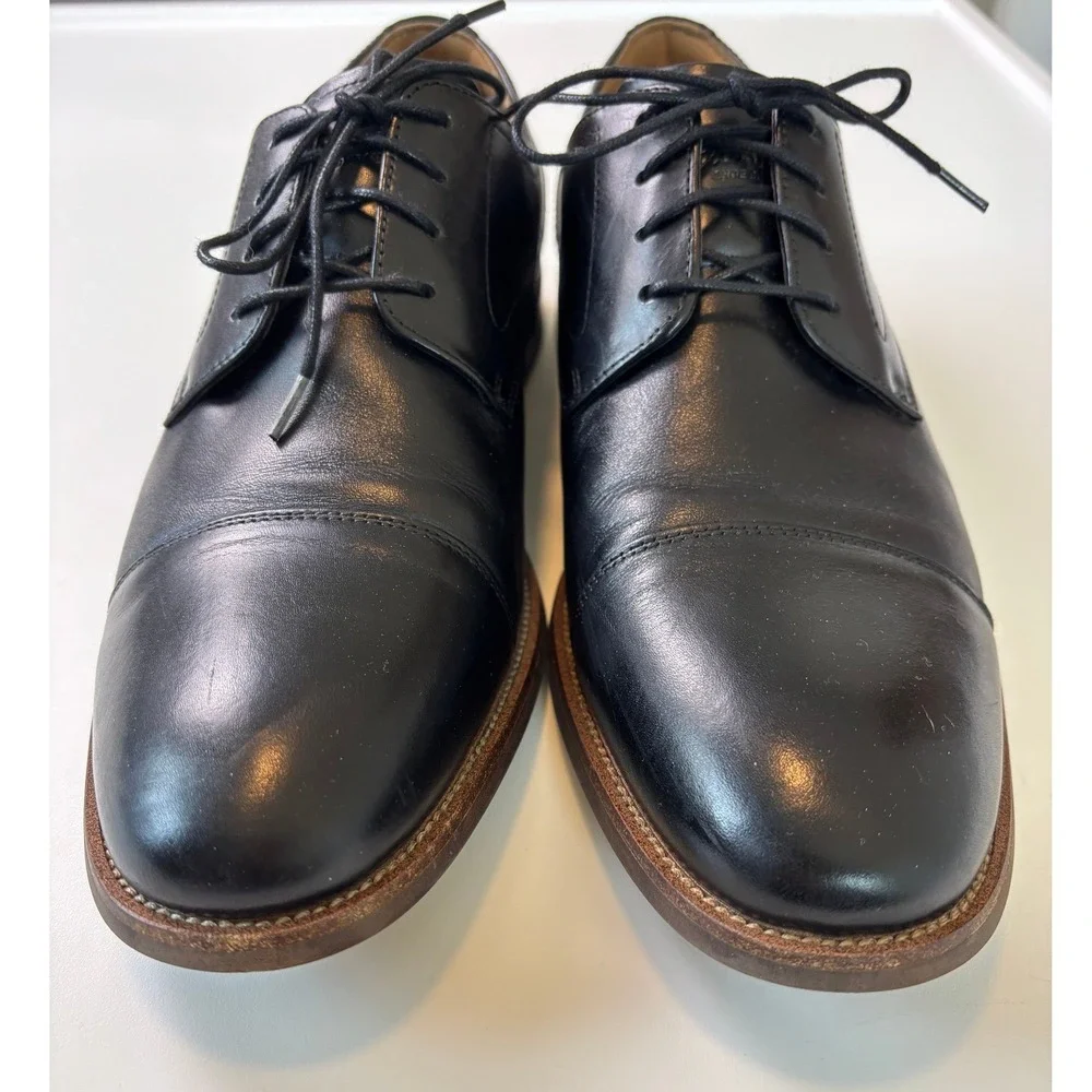 Florsheim Ruvo Cap Ox Black Mens 11 M Leather Cap Toe Oxford Dress Shoes 13384NR